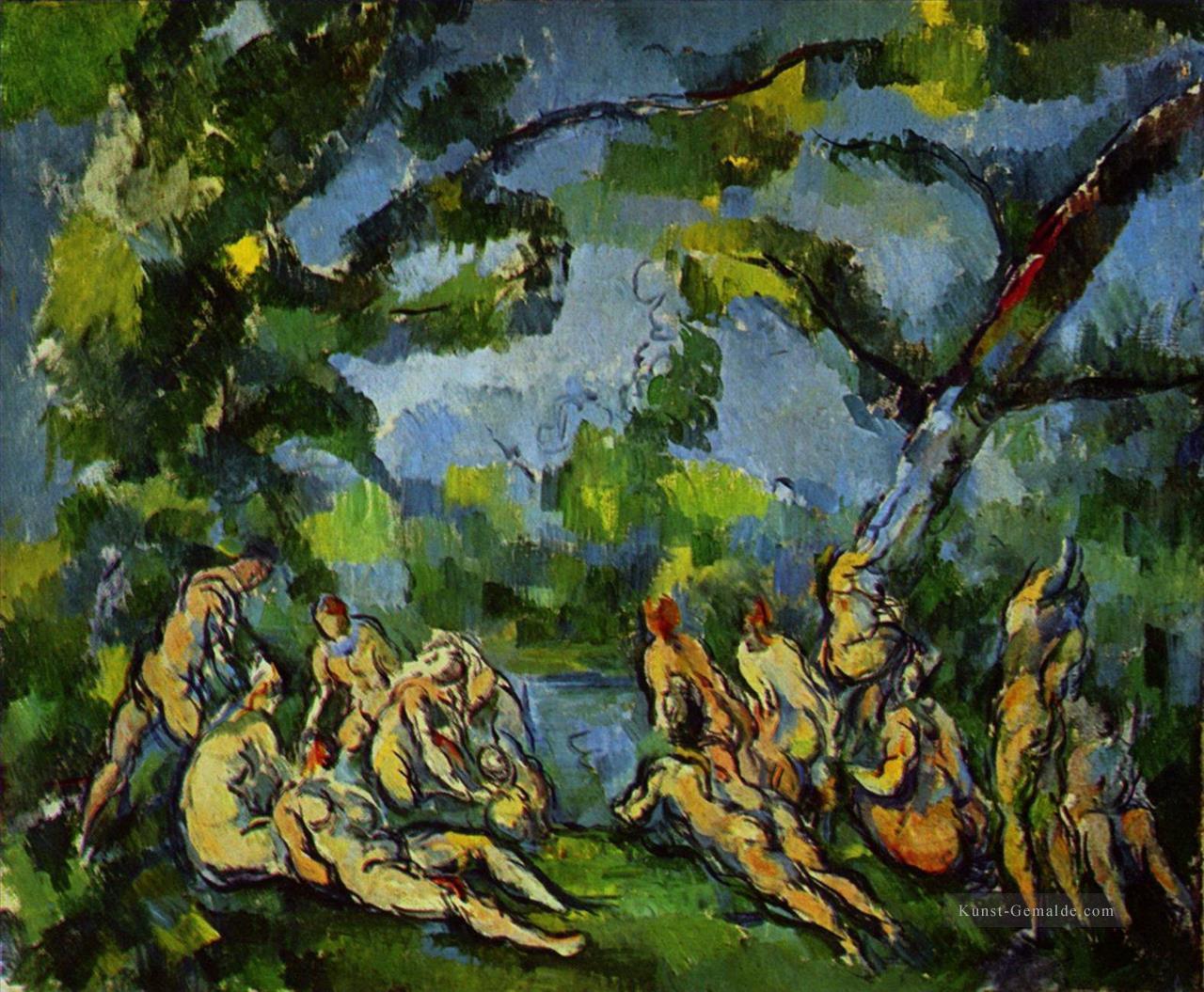 Badegäste 1905 Paul Cezanne Ölgemälde